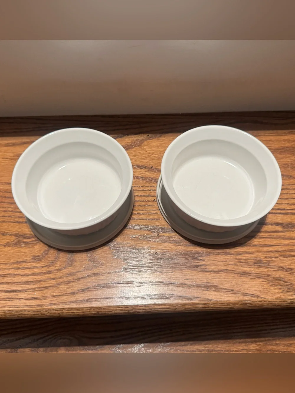 Corningware two ramekins